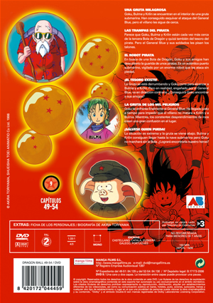 Carátula trasera de Dragon Ball 09 (Bola de Dragn vol.09)