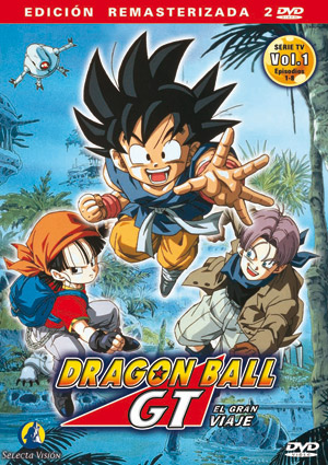 Carátula frontal de Dragon Ball GT vol. 1 (Ep. 01-08)