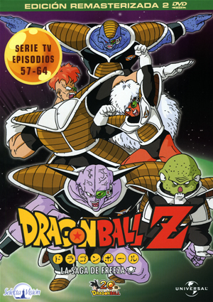 Carátula frontal de Dragon Ball Z vol. 08 - Saga Freeza - (Ep. 057-064)