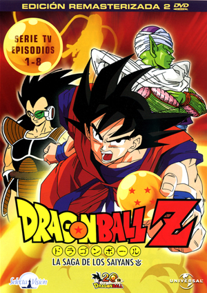 Carátula frontal de Dragon Ball Z vol. 01 - Saga Saiyans - (Ep. 001-008)