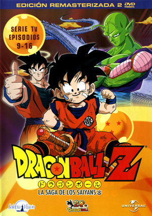 Carátula frontal de Dragon Ball Z vol. 02 - Saga Saiyans - (Ep. 009-016)