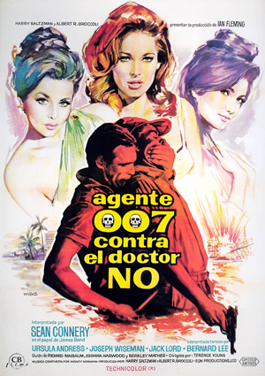 poster de James Bond 01: Agente 007 contra el Dr. No