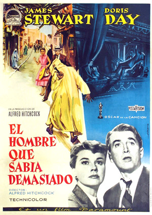 poster de El hombre que saba demasiado