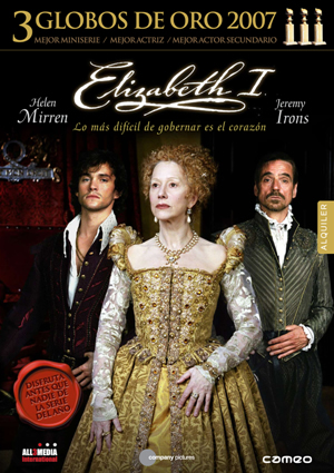 Carátula frontal de Elizabeth I (HBO) tv mini-serie