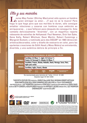 Carátula trasera de Fox Studio Classics: Ella y sus maridos