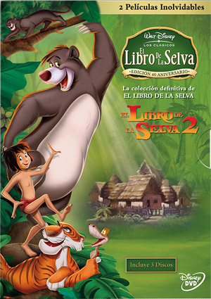 Carátula frontal de La coleccin definitiva de El libro de la selva