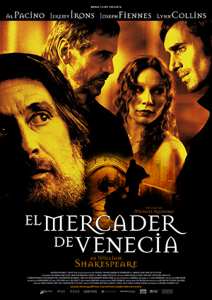 poster de El mercader de Venecia