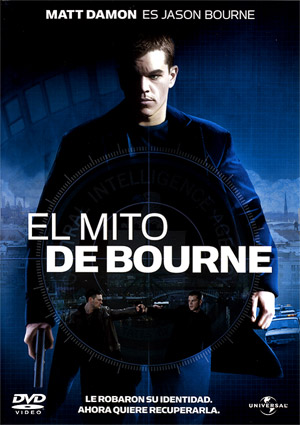 Carátula frontal de El mito de Bourne