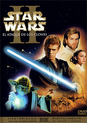 Carátula frontal de Star Wars: Episodio II - El Ataque de los Clones