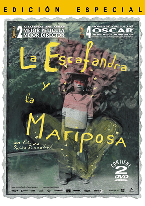 Carátula frontal de La escafandra y la mariposa: Edicin especial