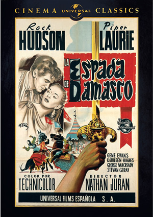 Carátula frontal de La espada de Damasco (Cinema Classics)