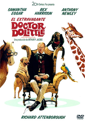 Carátula frontal de El extravagante Doctor Dolittle