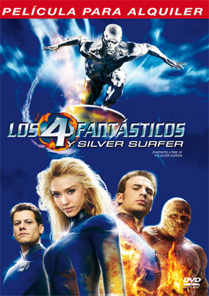 Carátula frontal de Los 4 Fantsticos y Silver Surfer