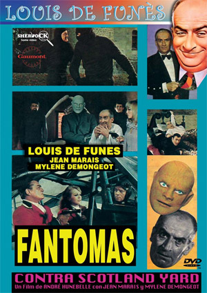 Carátula frontal de Fantomas contra Scotland Yard (Coleccin Louis de Funs)