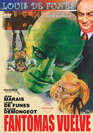 Carátula frontal de Fantomas vuelve (Coleccin Louis de Funs)