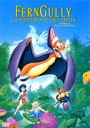 Carátula frontal de FernGully: Las aventuras de Zak y Crysta