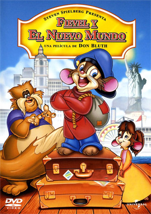 Carátula frontal de Fievel y el Nuevo Mundo