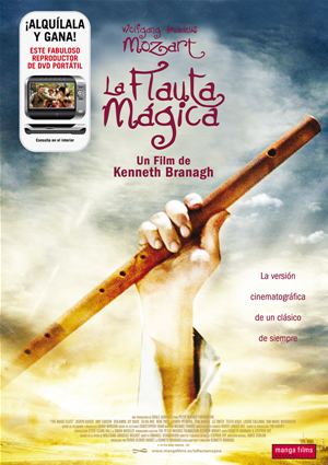 Carátula frontal de La flauta mgica (versin original)