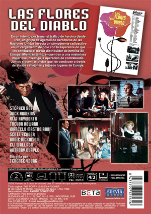 Carátula trasera de Las flores del diablo