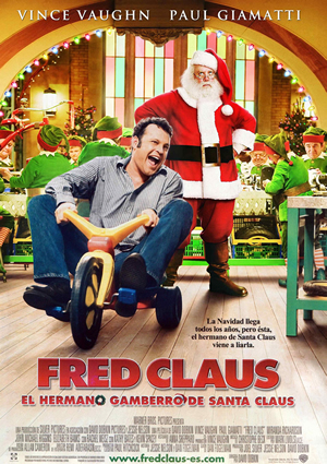 poster de Fred Claus, el hermano gamberro de Santa Claus