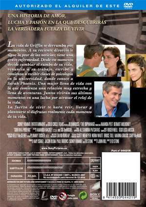 Car&aacute;tula trasera de La fuerza de vivir