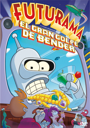 Carátula frontal de Futurama: El gran golpe de Bender