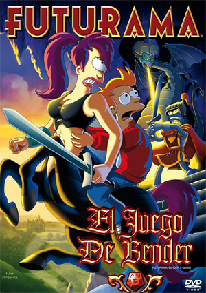 Carátula frontal de Futurama: El juego de Bender