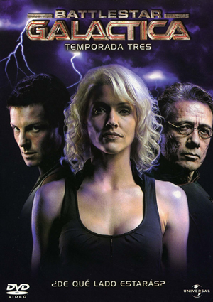 Carátula frontal de Battlestar Galactica: Temporada 3