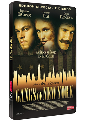 Carátula frontal de Gangs of New York: Edicin especial (estuche metlico)