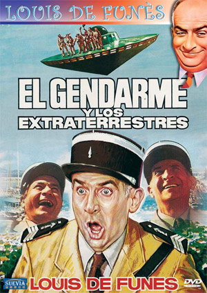 Carátula frontal de El gendarme y los extraterrestres (Coleccin Louis de Funs)