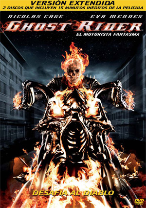 Carátula frontal de Ghost Rider: El motorista fantasma: versi�n extendida