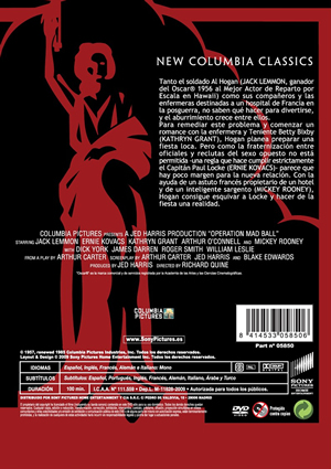 Carátula trasera de Operacin gran baile