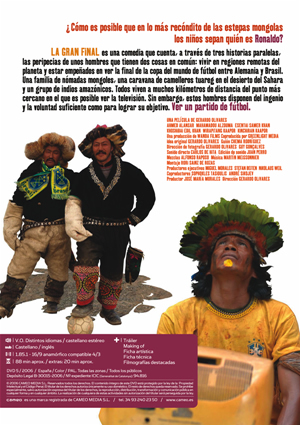 Car&aacute;tula trasera de La gran final