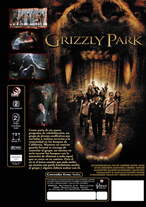 Car&aacute;tula trasera de Grizzly park