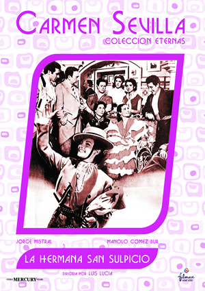 Car&aacute;tula frontal de Carmen Sevilla: La hermana San Sulpicio