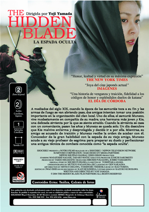 Carátula trasera de The Hidden Blade (La espada oculta)