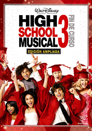 Carátula frontal de High School Musical 3: Fin de curso