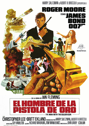 poster de James Bond 09: El hombre de la pistola de oro