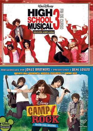 Carátula frontal de Pack High School Musical 3: Fin de curso + Camp Rock