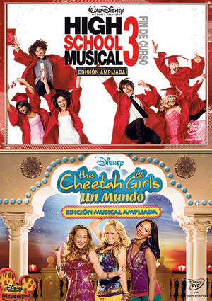 Carátula frontal de Pack High School Musical 3: Fin de curso + The Cheetah Girls: Un mundo