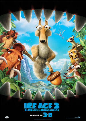 poster de Ice Age 3: El origen de los dinosaurios