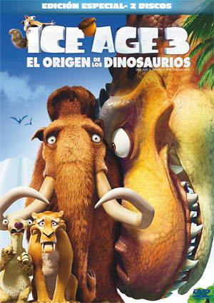 Carátula frontal de Ice Age 3: El origen de los dinosaurios: Edicin Especial