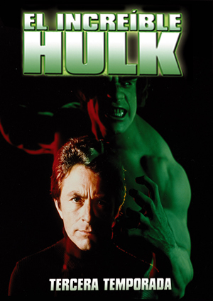 Carátula frontal de El increible Hulk: Tercera temporada