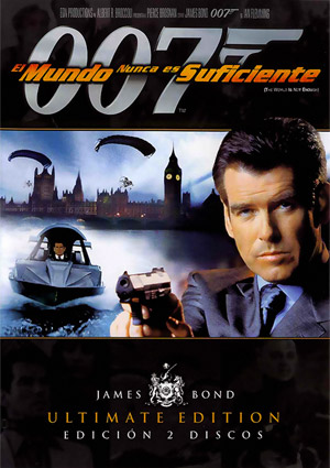 Carátula frontal de James Bond 19: El mundo nunca es suficiente: Ultimate Edition