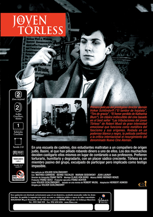 Carátula trasera de El joven Trless