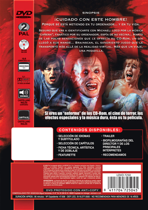 Carátula trasera de Juego Mortal