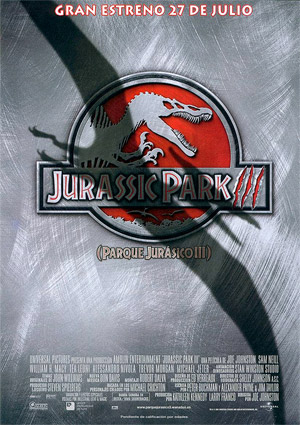 poster de Jurassic Park III (Parque Jursico III)