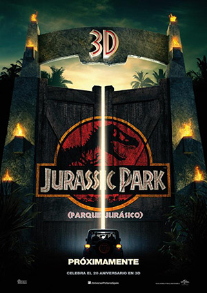 poster de Jurassic Park 3D