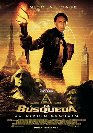 poster de La bsqueda: El diario secreto (La bsqueda 2)