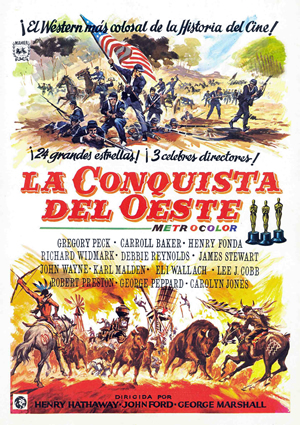 poster de La conquista del Oeste